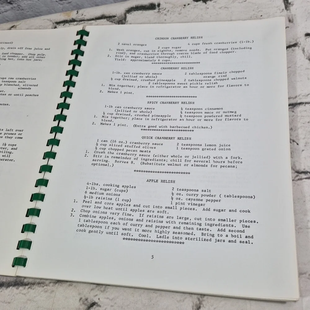 Merry Christmas‎ Foods Vintage 60's Cookbook Spiral Community